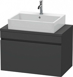 Модуль под раковину DuraStyle 80х47,8х51,2 см, без консоли, графит матовый DS530204949 Duravit