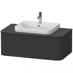 Модуль под раковину Happy D.2 Plus 100х55х35,4 см, матовый графит HP493108080 Duravit