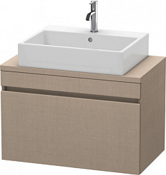 Модуль под раковину DuraStyle 80х47,8х51,2 см, без консоли, лен DS530207575 Duravit