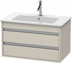 Модуль под раковину Ketho 80х47,5х48 см, серо-коричневый матовый KT642909191 Duravit
