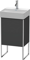 Модуль под раковину XSquare 43,4х34х49,9 см, графит матовый, петли справа, система push-to-open XS4441R4949 Duravit