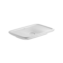 Накладная раковина PuraVida 70х42х10 см, санфарфор 0370700000 Duravit