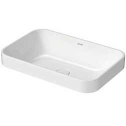 Накладная раковина Happy D.2 Plus 60х40х16,5 см, с wondergliss, санфарфор 23596000001 Duravit