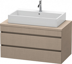 Модуль под раковину DuraStyle 100х54,8х51,2 см, без консоли, 2 ящика, лён DS531907575 Duravit