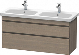 Модуль под раковину DuraStyle 123х44,8х61 см, дуб терра DS649803535 Duravit