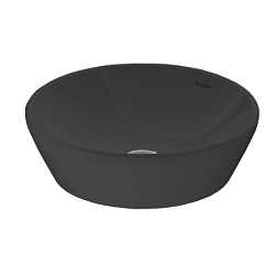 Накладная раковина D-Neo 40х40х12 см, санфарфор, антрацит матовый 2371401370 Duravit