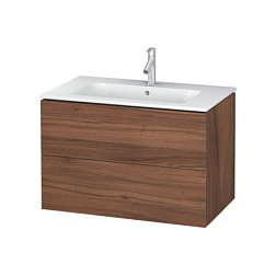 Модуль под раковину L-Cube 82х48,1х55 см, орех натуральный, система push-to-open LC624107979 Duravit