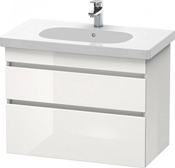Модуль под раковину DuraStyle 80х45,3х61 см, белый глянцевый DS648402222 Duravit