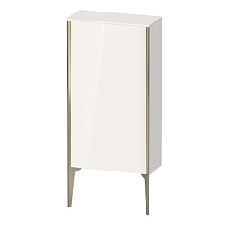 Шкаф XViu 50х24х89 см, правый, белый глянец/шампанское XV1306RB122 Duravit