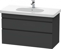 Модуль под раковину DuraStyle 100х45,3х61 см, графит матовый DS648504949 Duravit