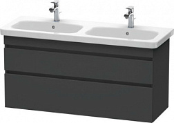 Модуль под раковину DuraStyle 123х44,8х61 см, графит матовый DS649804949 Duravit