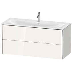 Модуль под раковину XSquare 121х47,8х56 см, белый глянцевый, система push-to-open XS432602222 Duravit