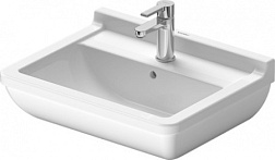 Подвесная раковина Starck 3 55х43х19 см, wondergliss, санфарфор 03005500001 Duravit