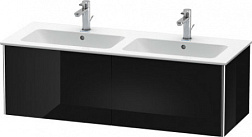 Модуль под раковину XSquare 128х47,8х40 см, чёрный глянцевый, система push-to-open XS407504040 Duravit
