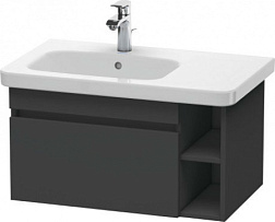 Модуль под раковину DuraStyle 73х44,8х39,8 см, для чаши слева, графит матовый DS639404949 Duravit