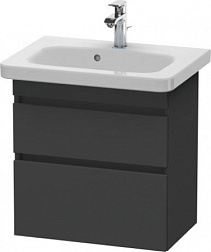 Модуль под раковину DuraStyle 58х36,8х61 см, компакт, графит матовый DS647904949 Duravit