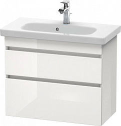 Модуль под раковину DuraStyle 73х36,8х61 см, компакт, белый глянцевый DS649902222 Duravit