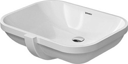 Встраиваемая снизу раковина D-Code 58х45,5 см, санфарфор 0338560000 Duravit