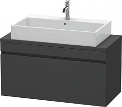 Модуль под раковину DuraStyle 100х47,8х51,2 см, без консоли, графит матовый DS530404949 Duravit