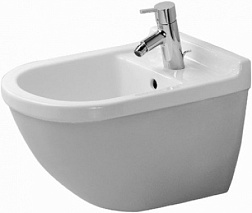 Биде Starck 3 36,5х54 см, подвесное, без крышки 2280150000 Duravit