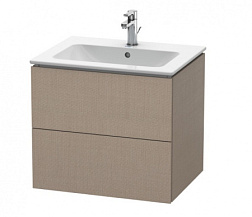Модуль под раковину L-Cube 62х48,1х55 см, лен, декор, система push-to-open LC624007575 Duravit