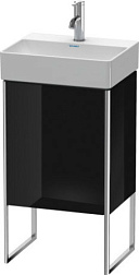 Модуль под раковину XSquare 43,4х34х73,9 см, черный глянец, напольная, правая XS4441R4040 Duravit