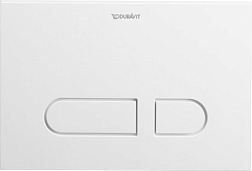 Клавиша смыва DuraSystem пластик, механическая, белая WD5001011000 Duravit