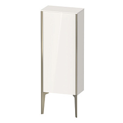Шкаф XViu 40х24х89 см, правый, белый глянец/шампанское XV1305RB122 Duravit