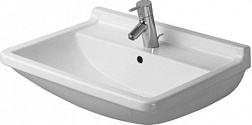 Подвесная раковина Starck 3 65х48,5х20 см, wondergliss, санфарфор 03006500001 Duravit