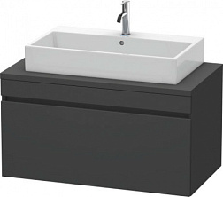 Модуль под раковину DuraStyle 100х54,8х51,2 см, без консоли, графит матовый DS531404949 Duravit