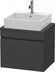 Модуль под раковину DuraStyle 60х47,8х51,2 см, без консоли, графит матовый DS530004949 Duravit