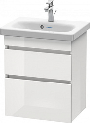 Модуль под раковину DuraStyle 50х36,8х61 см, компакт, белый глянцевый DS640302222 Duravit