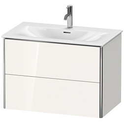 Модуль под раковину XSquare 81х47,8х56 см, белый глянцевый, система push-to-open XS432402222 Duravit