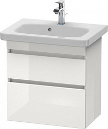 Модуль под раковину DuraStyle 58х36,8х61 см, компакт, белый глянцевый DS647902222 Duravit