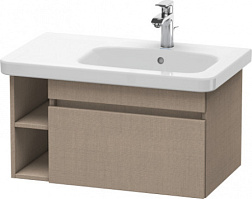 Модуль под раковину DuraStyle 73х44,8х39,8 см, для чаши справа, лён DS639307575 Duravit