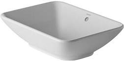 Накладная раковина Bacino 55х42х16,5 см, с WonderGliss, санфарфор 03345200001 Duravit