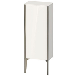 Шкаф XViu 40х24х89 см, белый глянец/матовое шампанское XV1305LB122 Duravit