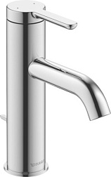 Смеситель для умывальника C.1 m, неповоротный излив, с донным клапаном C11020001010 Duravit