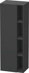 Шкаф-колонна DuraStyle 50х36х140 см, графит матовый, левый, подвесной монтаж DS1239L4949 Duravit