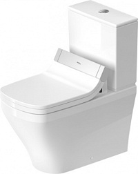 Унитаз-компакт DuraStyle 37х70 см, 4,5/3 л, для sensowash, универсальный выпуск, боковая подводка, без сиденья 0935000085+2156590000 Duravit
