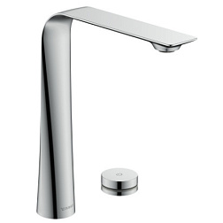 Электронный смеситель на раковину D.1 xl, неповоротный излив, питание от сети D11110007010 Duravit