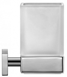 Настенный стакан Karree хром, с держателем 0099511000 Duravit