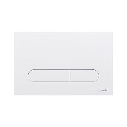 Клавиша смыва DuraSystem Beta 100, пластик, механическая, белая WD5009011000/WF5100011010 Duravit