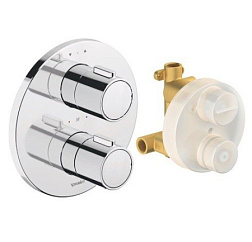 Встраиваемый в стену смеситель без излива Thermostatic 2 функции, термостат TH4200008010 Duravit